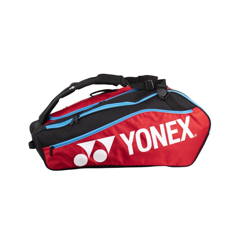 Yonex Racketbag Club Line (Schlägertasche, 3 Hauptfächer) 2023 rot 12er